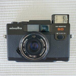 Minolta Rokkor Hi-Matic SD 1:27 f=38mm Camera Flash Point And Shoot Parts Repair